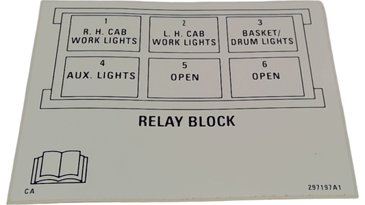 New OEM Genuine CNHi, Decal - Part # 297197A1
