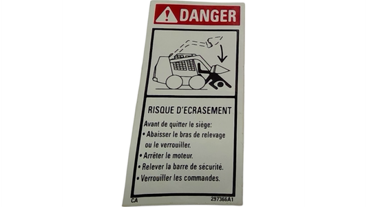 New OEM Genuine CNHi, Decal - Part # 297366A1