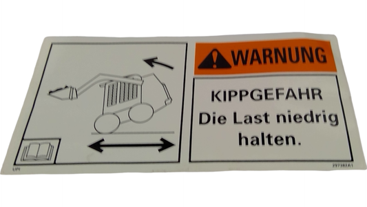 New OEM Genuine CNHi, Decal - Part # 297382A1