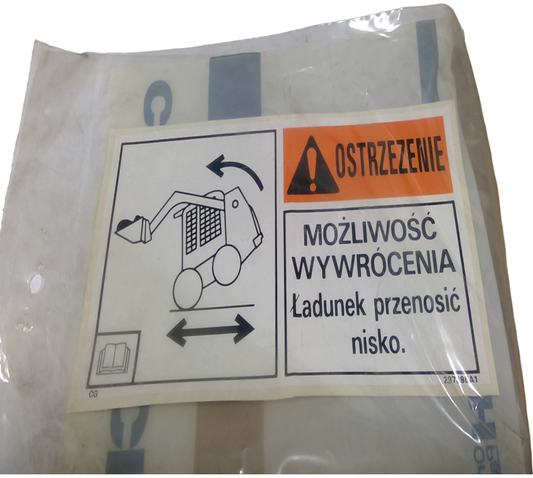 New OEM Genuine CNHi, Decal - Part # 297386A1