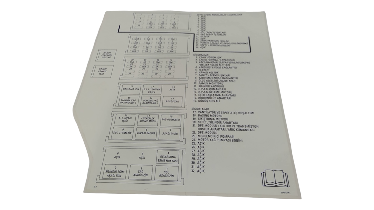 New OEM Genuine CNHi, Decal - Part # 314947A1