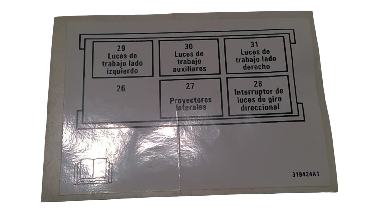 New OEM Genuine CNHi, Decal - Part # 319424A1