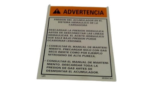 New OEM Genuine CNHi, Decal - Part # 353241A1