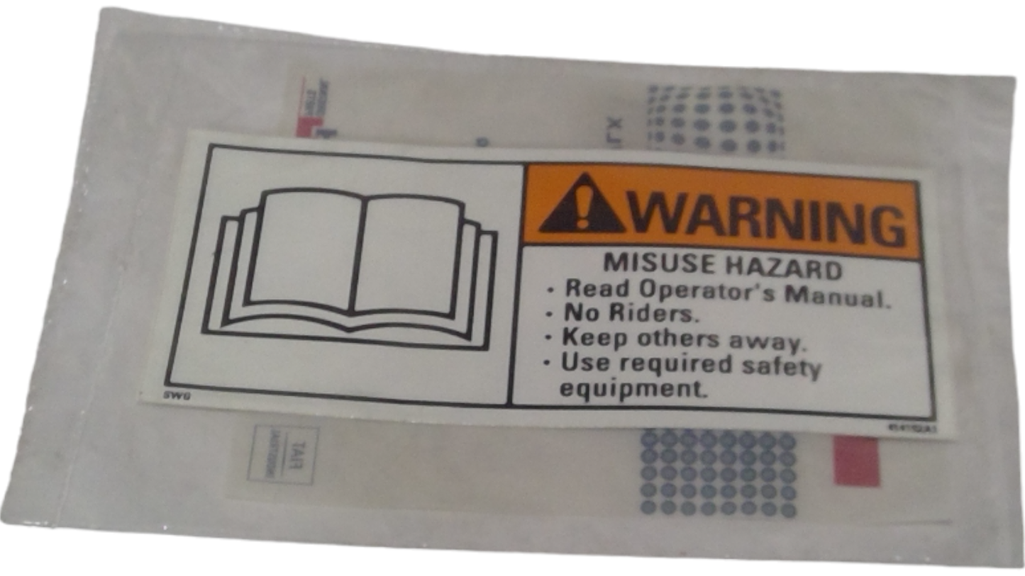 New OEM Genuine CNHi, Decal Warning - Part # 414152A1