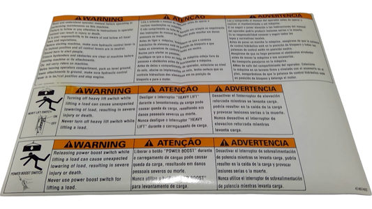 New OEM Genuine CNHi, Decal - Part # 47457422