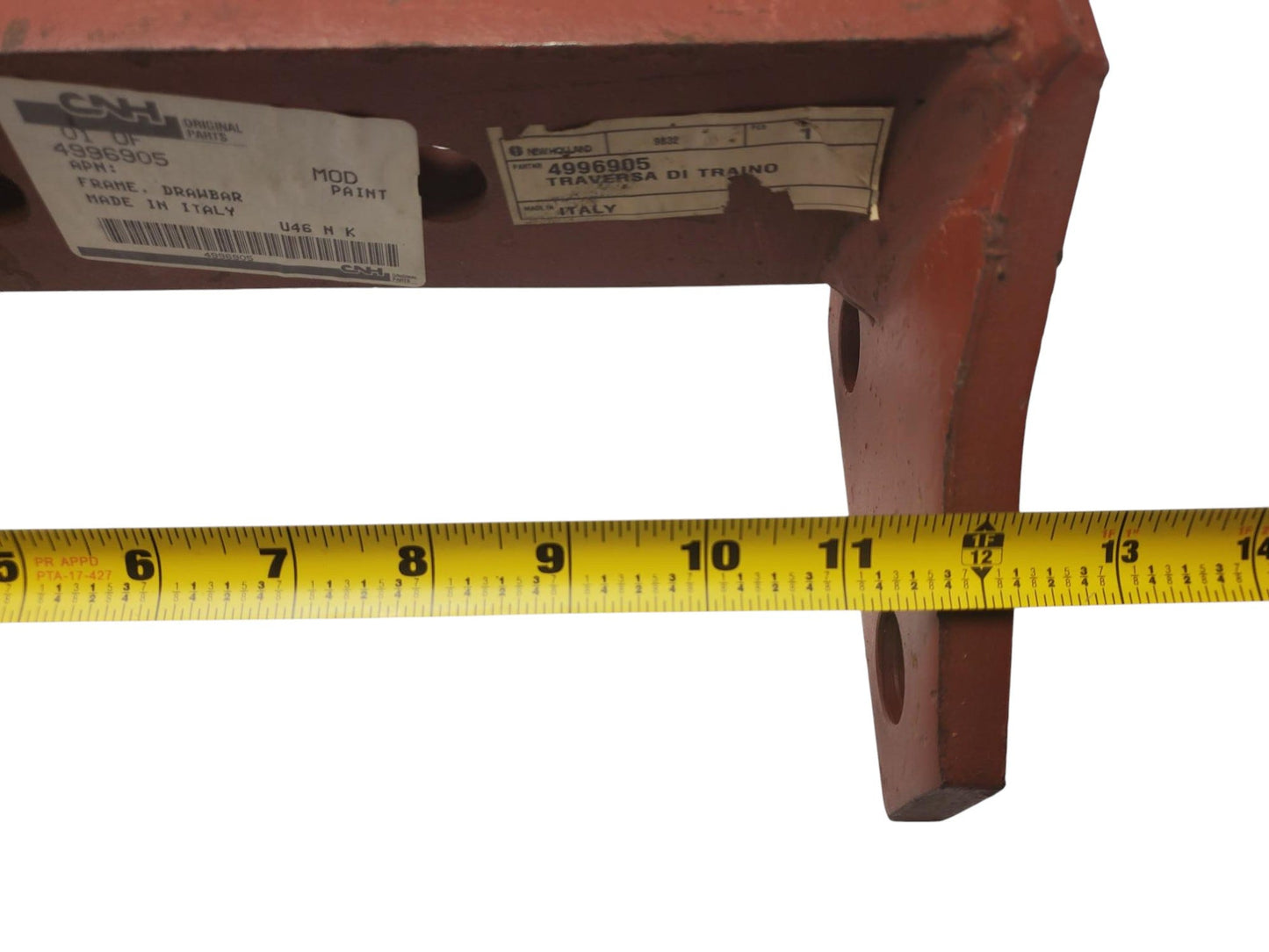 New OEM Genuine CNHi, Frame Drawbar - Part # 4996905