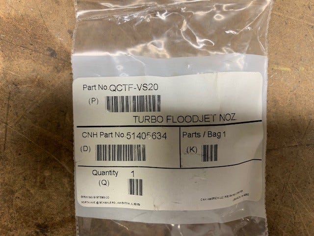 New OEM Genuine CNHi, Nozzle - Part # 51405634