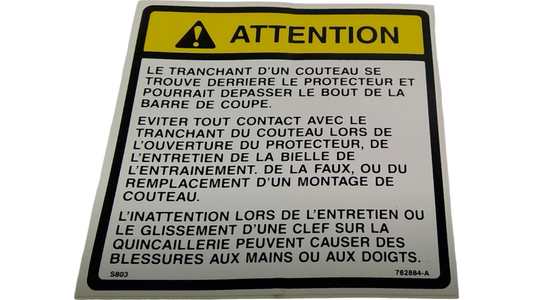 New OEM Genuine CNHi, Decal - Part # 782884