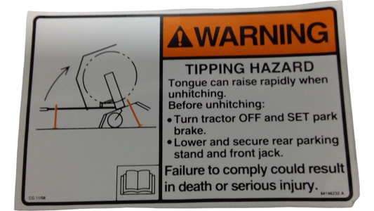 New OEM Genuine CNHi, Decal - Part # 84146232