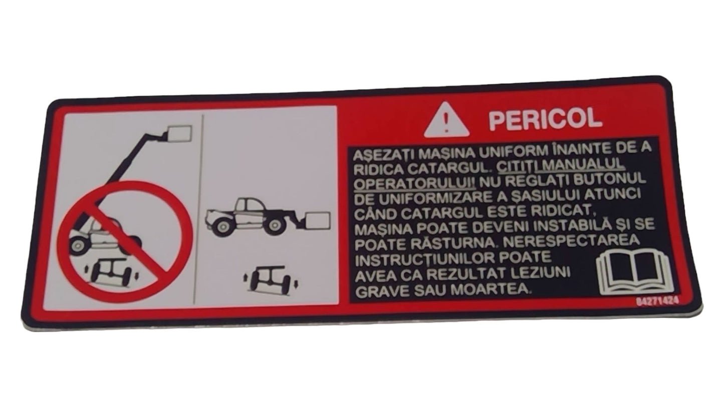 New OEM Genuine CNHi, Decal - Part # 84190988