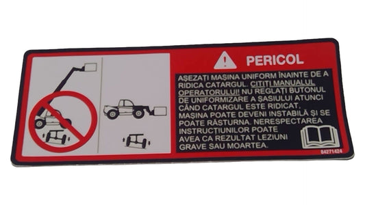 New OEM Genuine CNHi, Decal - Part # 84190988