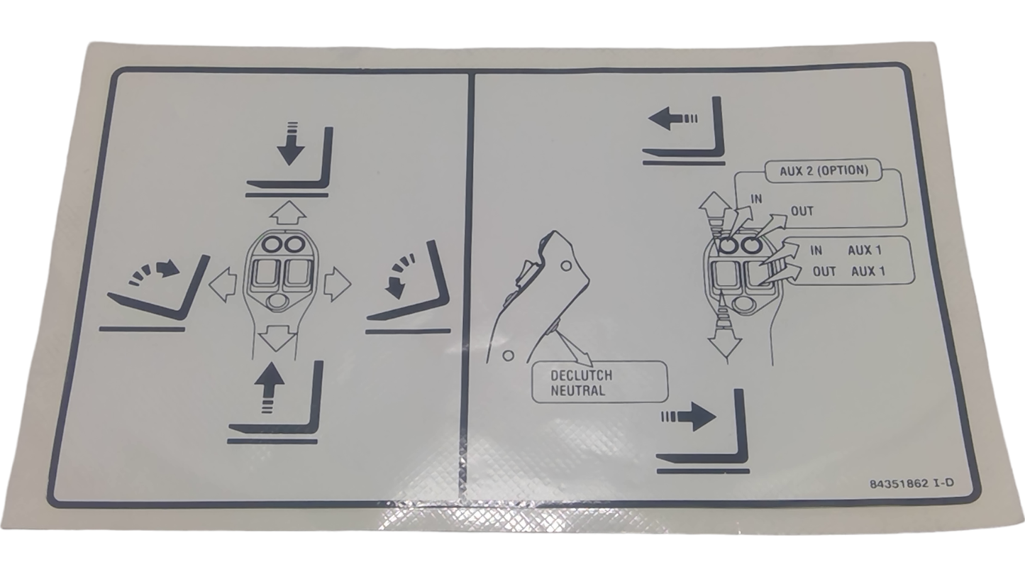 New OEM Genuine CNHi, Decal - Part # 84351862