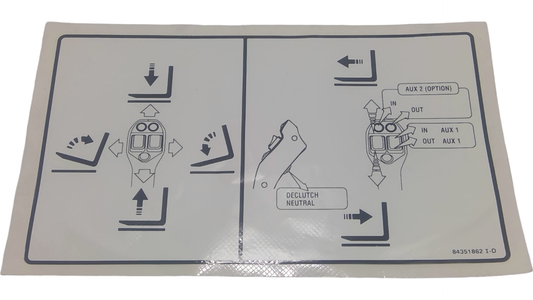 New OEM Genuine CNHi, Decal - Part # 84351862