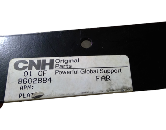 New OEM Genuine CNHi, Plate - Part # 8602884