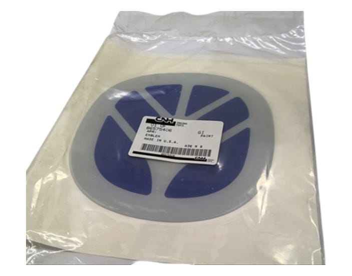 New OEM Genuine CNHi, Emblem - Part # 86575406