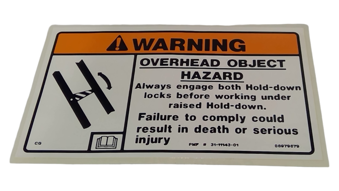 New OEM Genuine CNHi, Decal - Part # 86979679