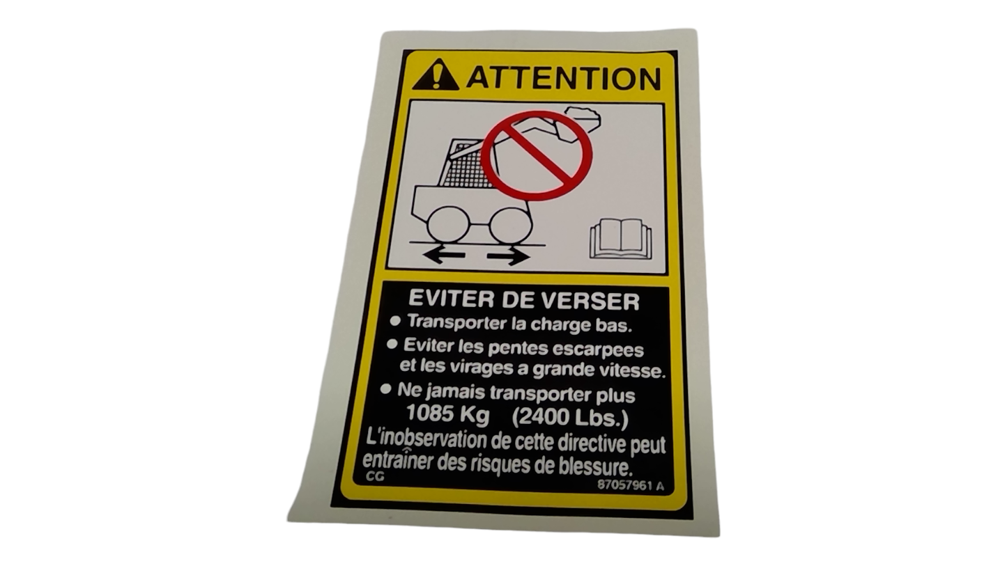 New OEM Genuine CNHi, Decal - Part # 87057961