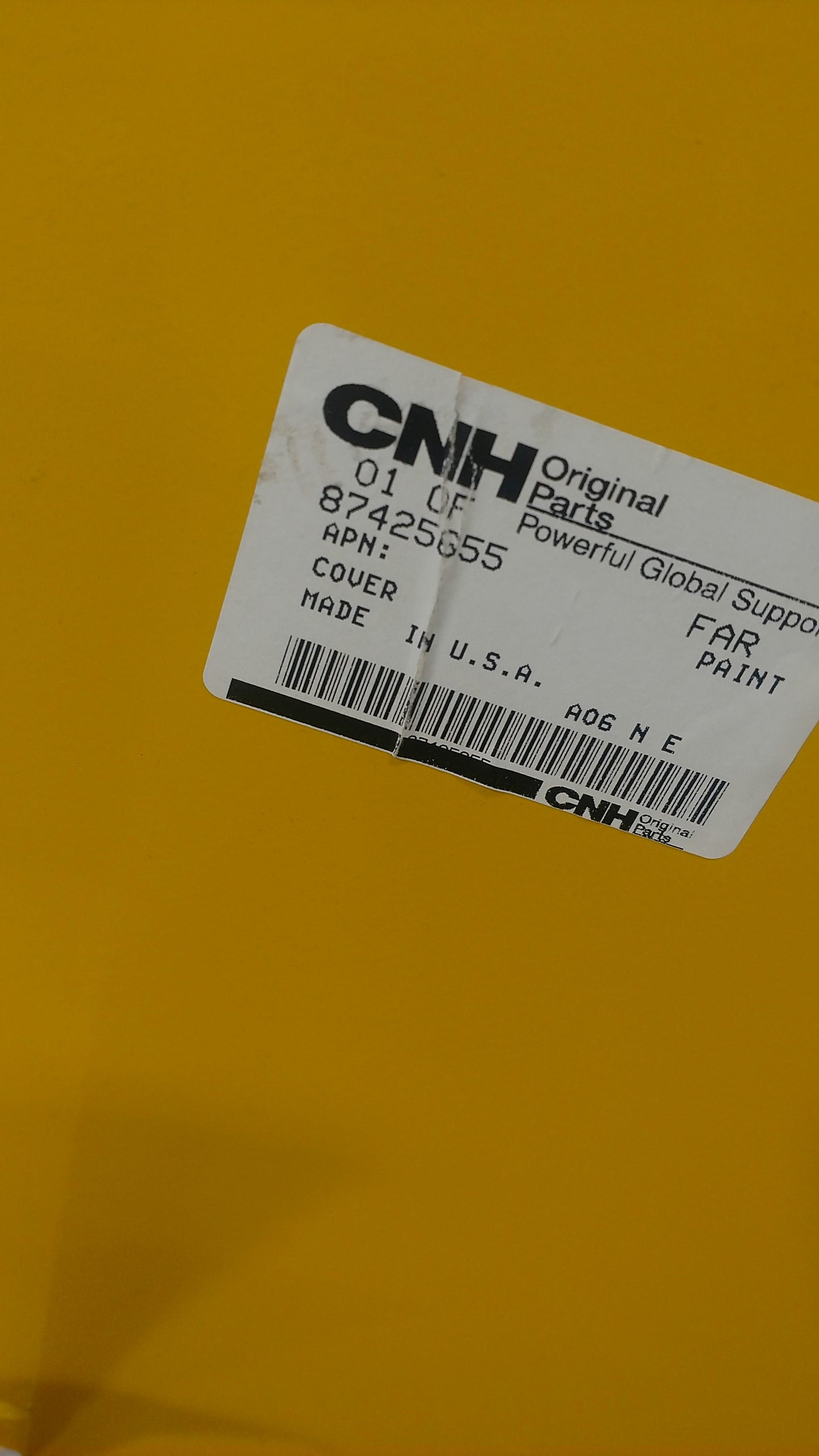 New OEM Genuine CNHi, Cover - Part # 87425655