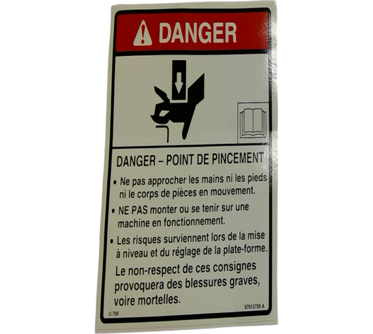 New OEM Genuine CNHi, Decal - Part # 87612726