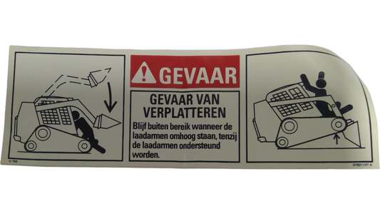 New OEM Genuine CNHi, Decal - Part # 87621157