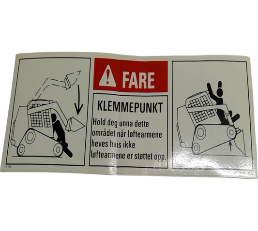 New OEM Genuine CNHi, Decal - Part # 87621163