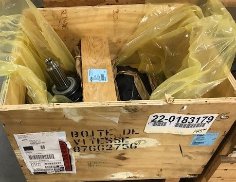 New OEM Genuine CNHi, Gearbox - Part # 87662756