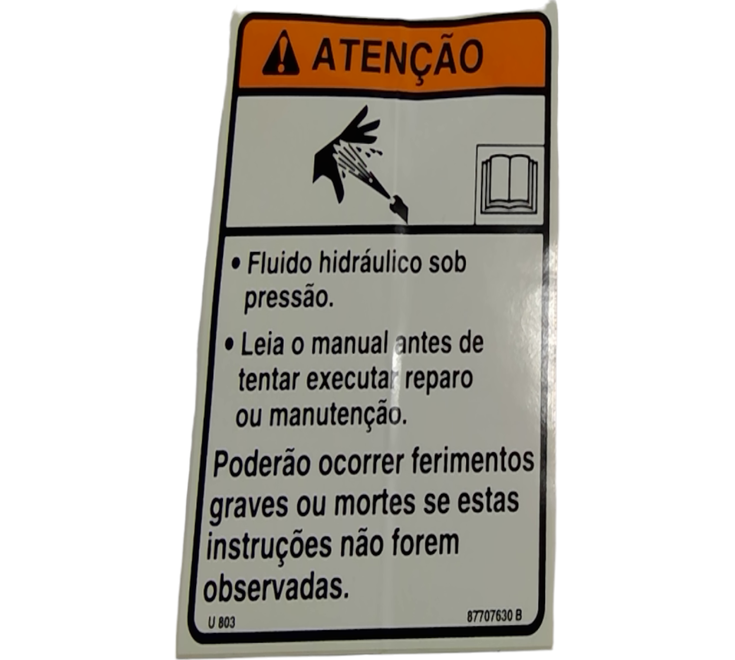 New OEM Genuine CNHi, Decal - Part # 87707630