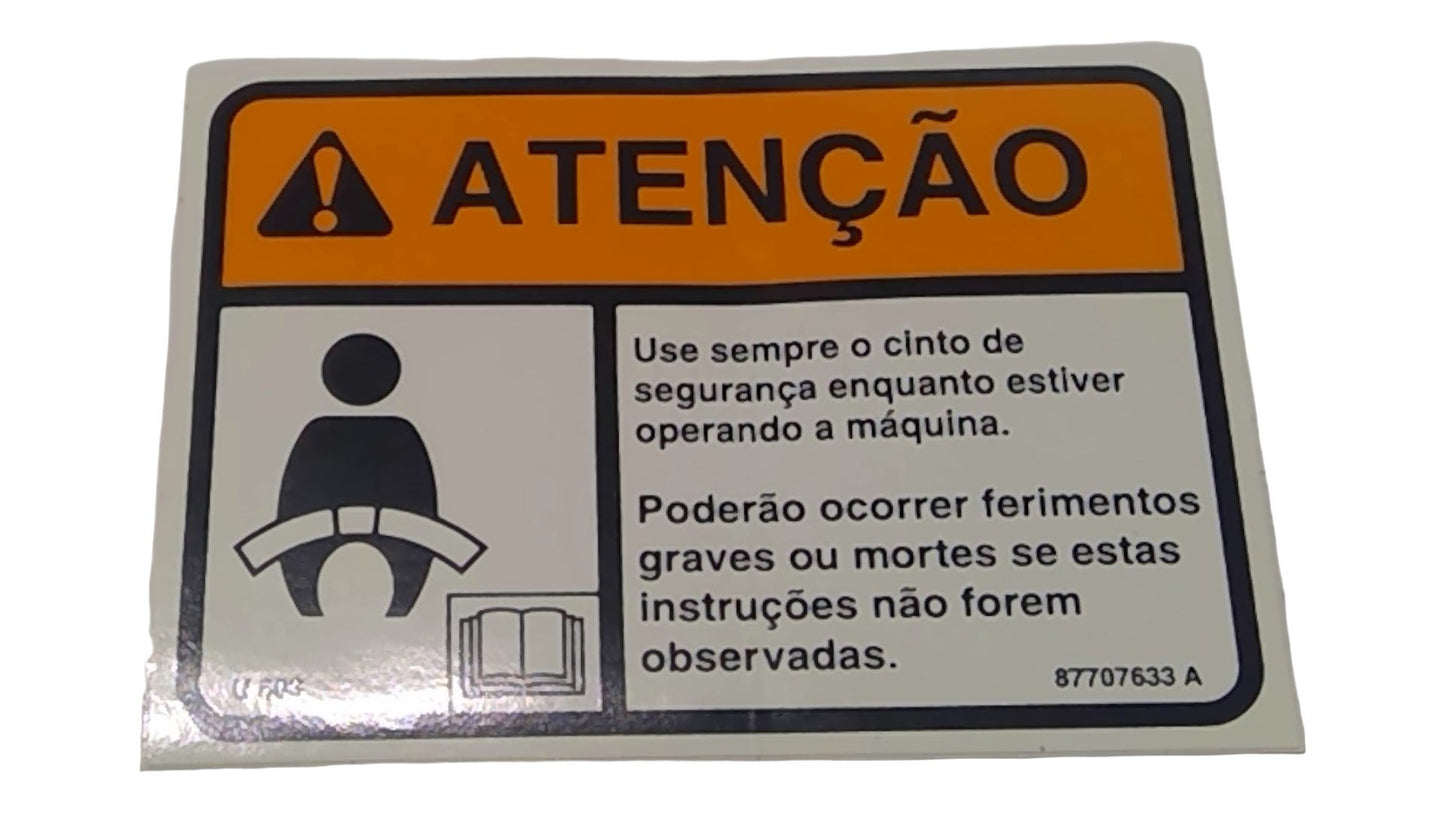 New OEM Genuine CNHi, Decal - Part # 87707633