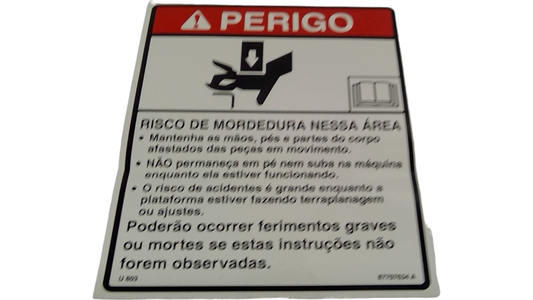 New OEM Genuine CNHi, Decal - Part # 87707634