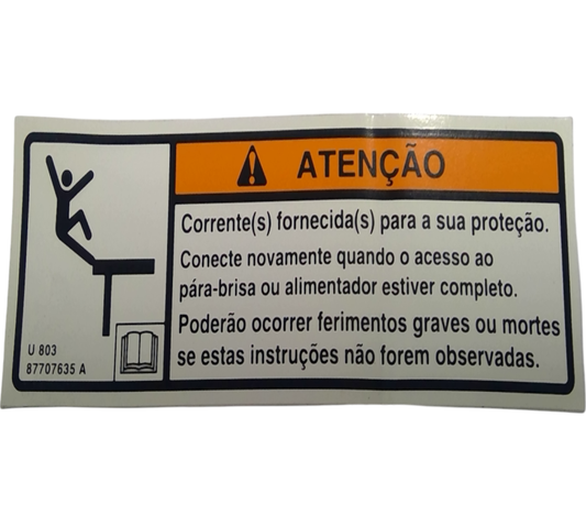 New OEM Genuine CNHi, Decal - Part # 87707635