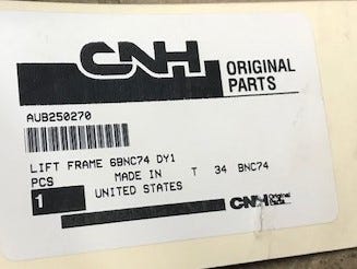 New OEM Genuine CNHi, Frame - Part # AUB250270