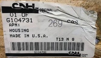 New OEM Genuine CNHi, Housing - Part # G104731