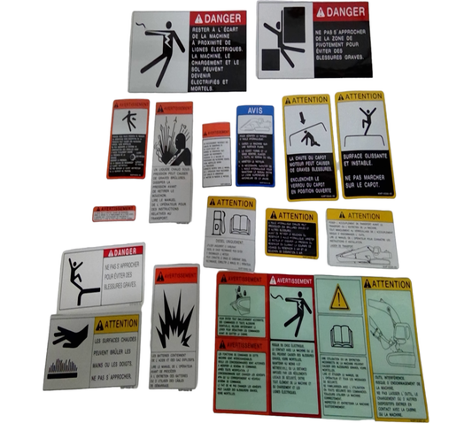 New OEM Genuine CNHi, Kit Decals - Part # KG0HP305-00