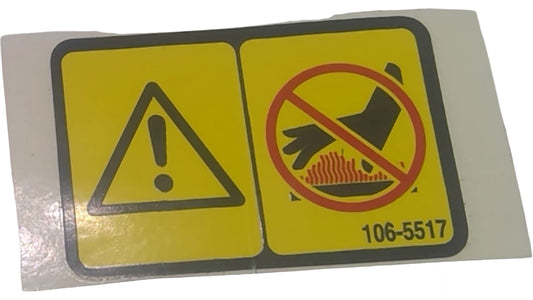 New OEM Genuine CNHi, Decal - Part # TR106D5517