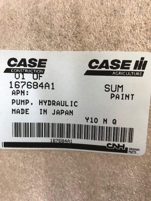 New OEM Genuine CNHi, Pump Hydraulic - Part # 167684A1