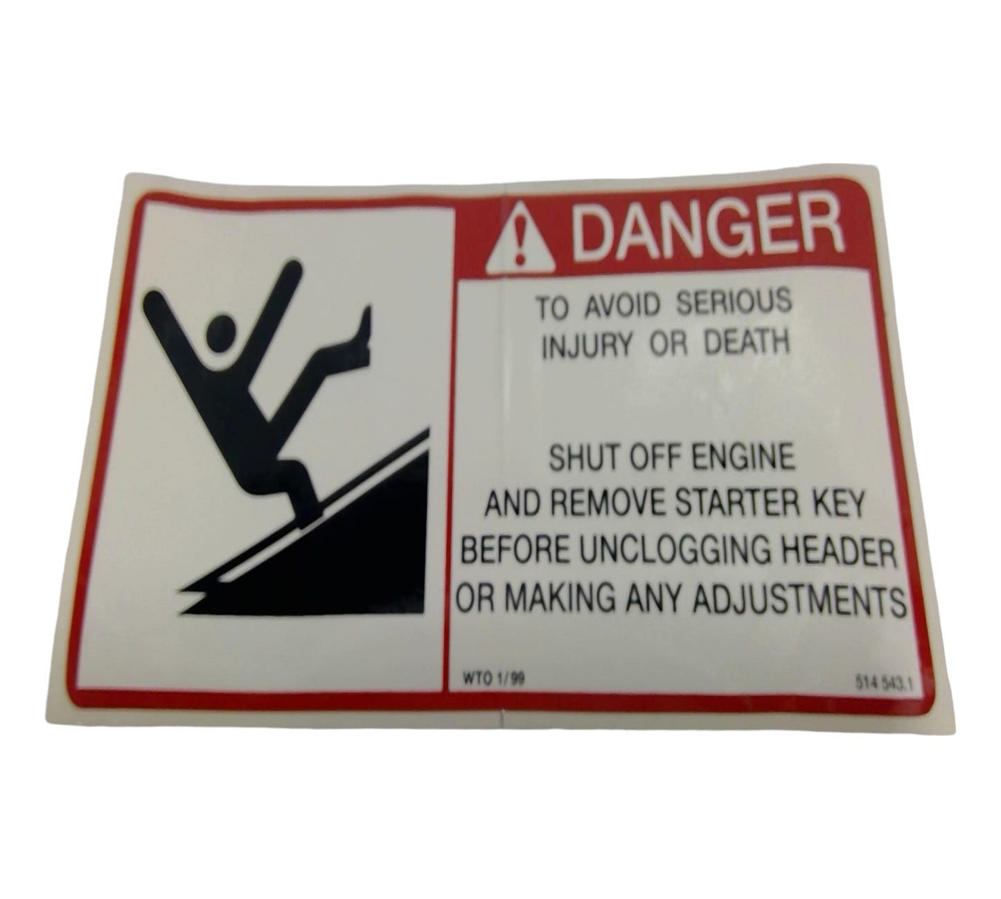 New OEM Genuine CNHi, Decal - Part # 84400528