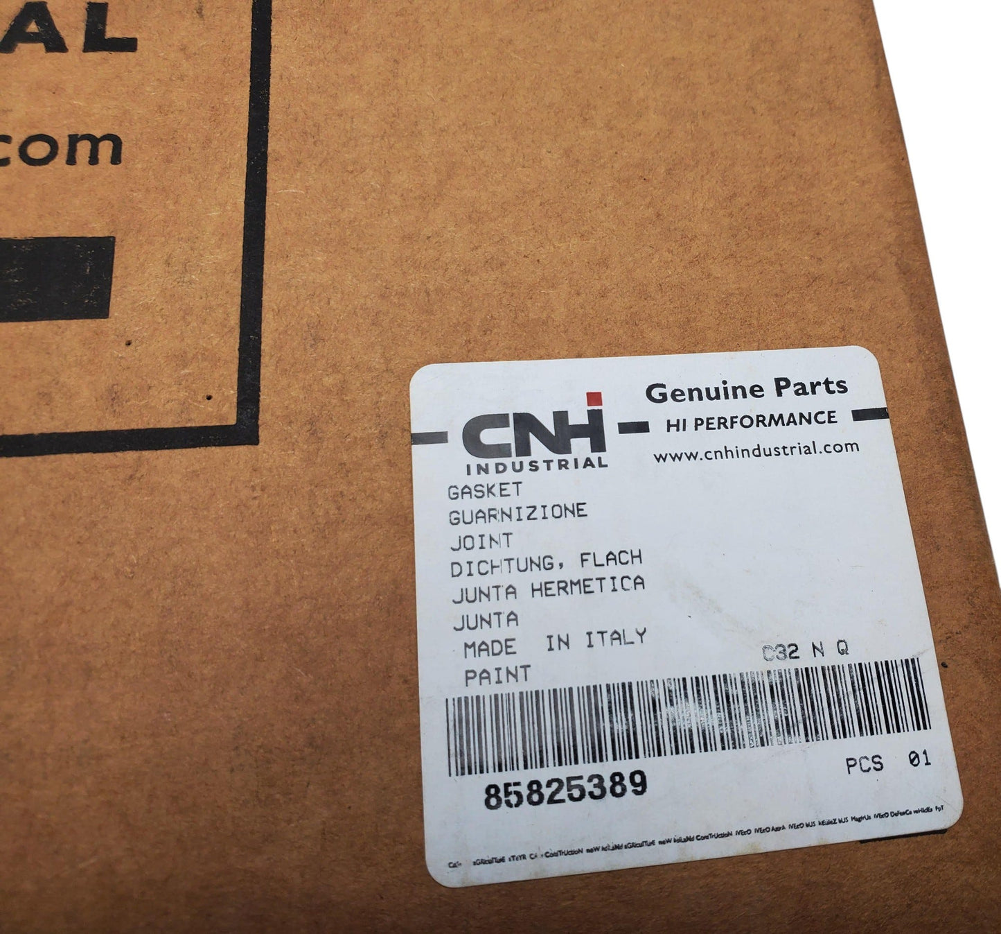 New OEM Genuine CNHi, Gasket - Part # 85825389