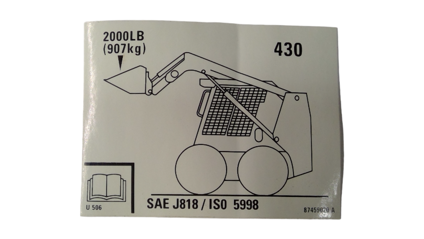 New OEM Genuine CNHi, Decal - Part # 87459020