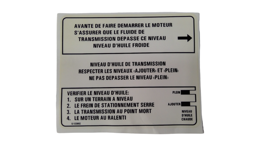 New OEM Genuine CNHi, Decal - Part # E133092