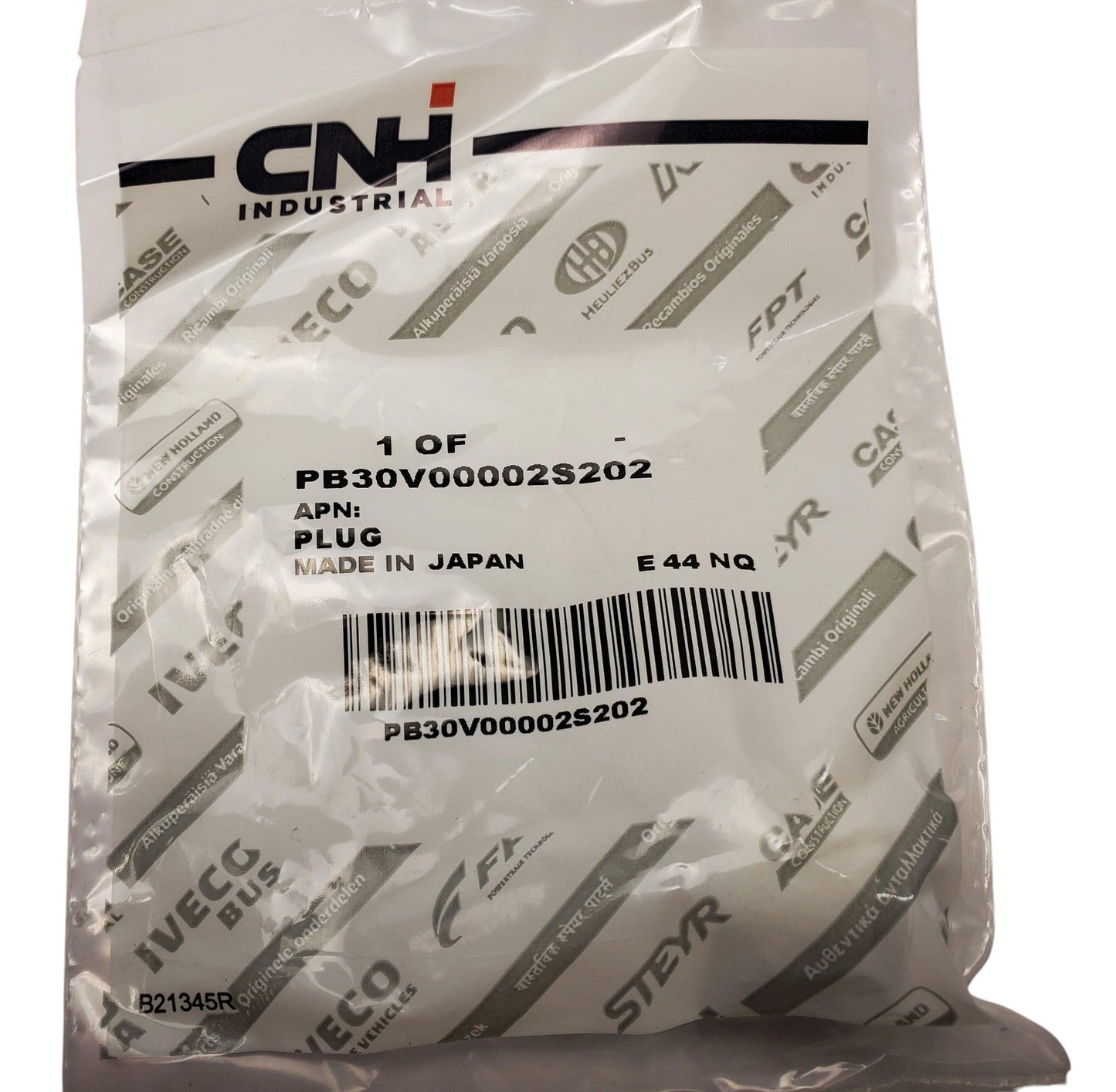 New OEM Genuine CNHi, Plug - Part # PB30V00002S202