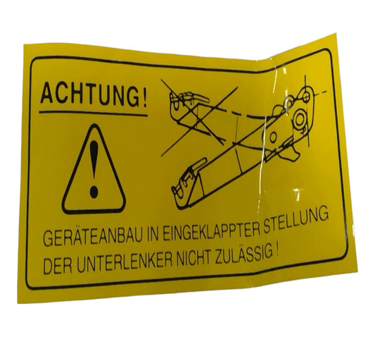 New OEM Genuine CNHi, Decal - Part # 1-35-195-125