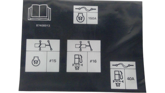 New OEM Genuine CNHi, Decal - Part # 87408913