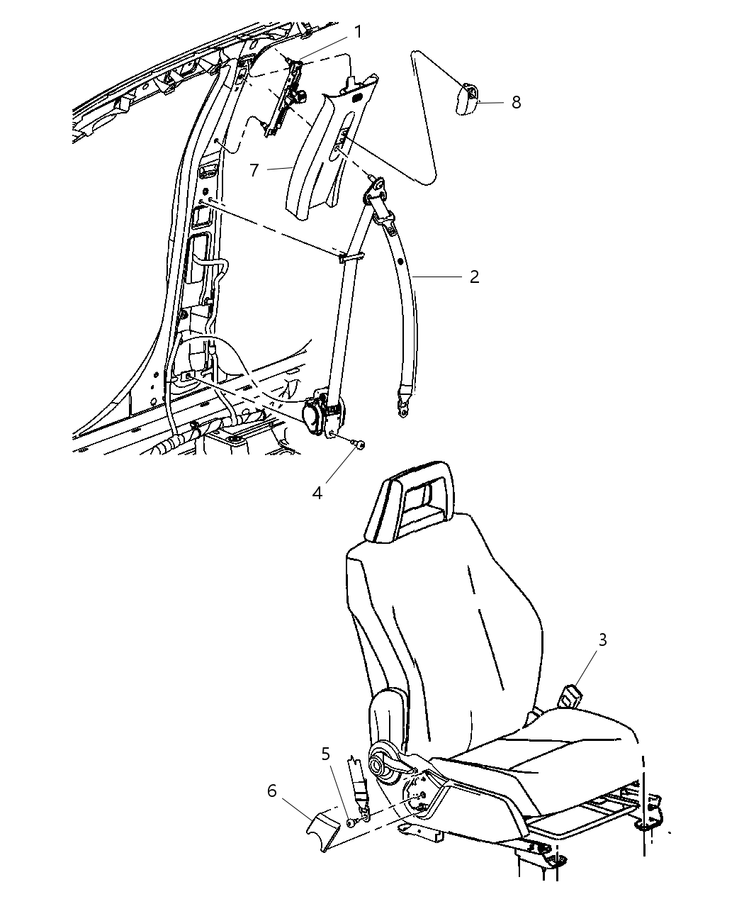 Cover Seat Anchor