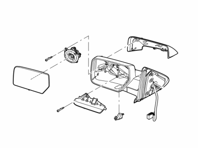 Mirror Assy - Rear View Outer