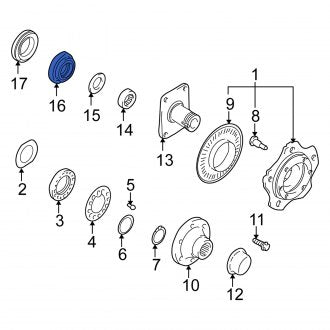 New OEM Genuine Suzuki, Front Inner Drive Axle Shaft Seal - Part # 928948004