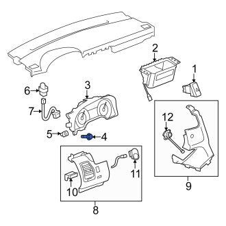 New OEM Genuine Suzuki, Instrument Cluster Screw - Part # 3410978J00