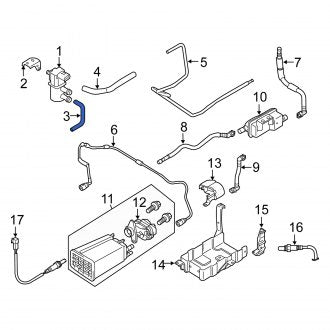 New OEM Genuine Suzuki, Vacuum Hose - Part # 1856457L00