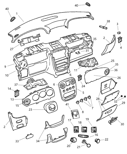 Cover Air Bag Module See Note: