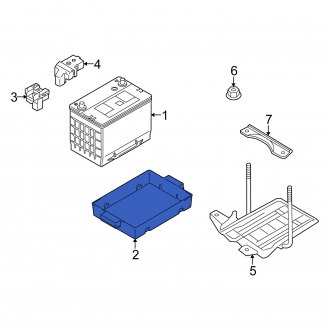 New OEM Genuine Suzuki, Battery Box - Part # 3366060L00