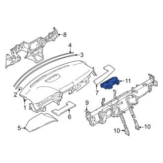 New OEM Genuine Suzuki, Radio Speaker Bracket - Part # 7311357L00